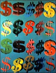 Andy Warhol, "Dollar Signs"
