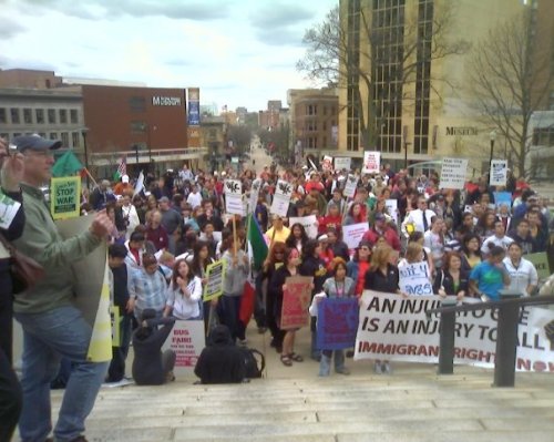 Madison May Day Rally 2009, photo Dace Zeps, click on image for more information.